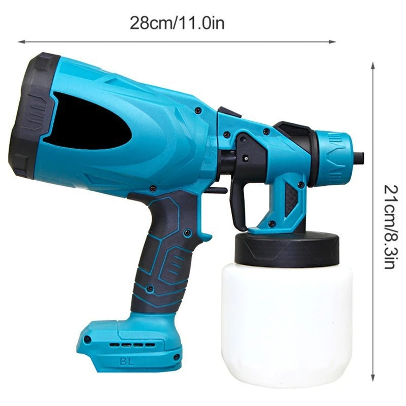 Electric Steel Paint Spray Gun For Automotive Furniture