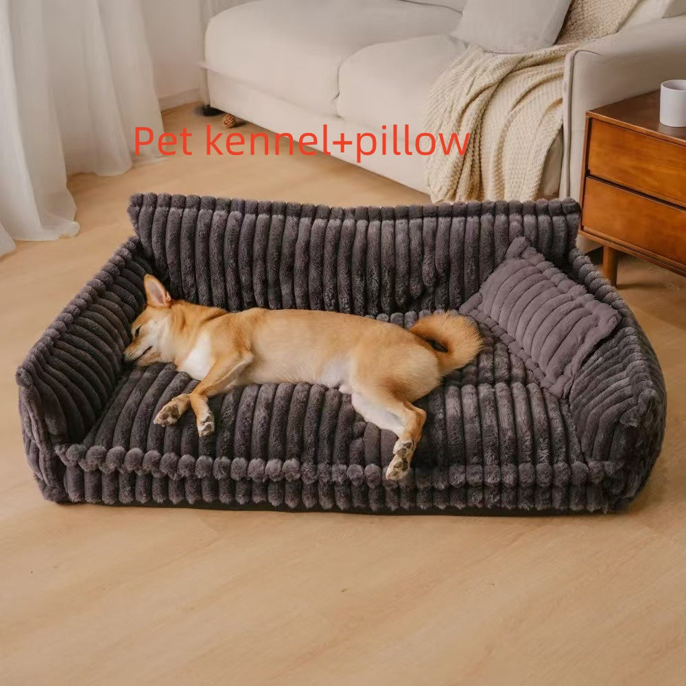 New Arrival Pet Sofa Pet Kennel Cat Nest All-season Warm