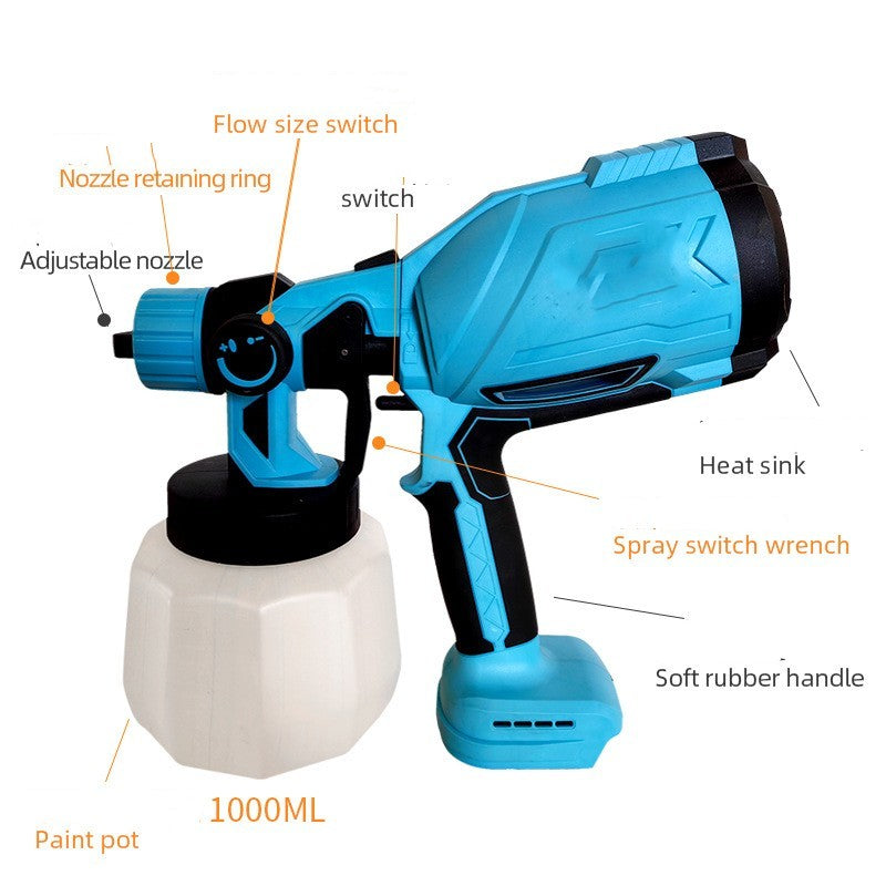 New Arrival High-pressure Cordless Paint Sprayer Gun