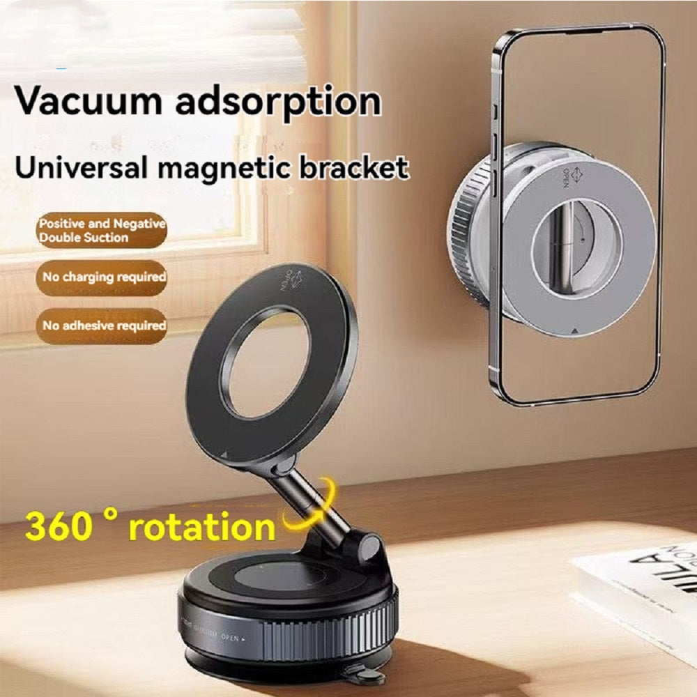 Magnetic Phone Holder With Vacuum